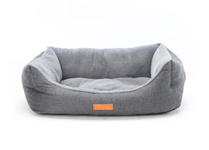 “Balmoral” Herringbone Nest Dog Bed – by Ralph & Co