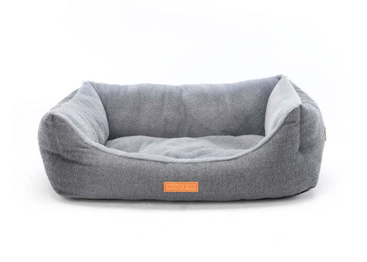 “Balmoral” Herringbone Nest Dog Bed – by Ralph & Co
