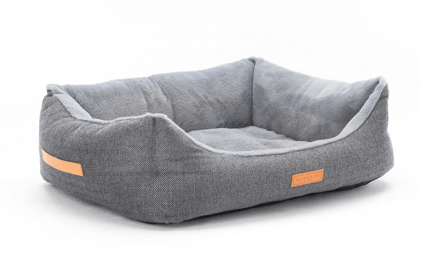 “Balmoral” Herringbone Nest Dog Bed – by Ralph & Co
